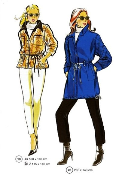 Lutterloh System sewing pattern — custom-fit fashion design 8 from Supplement 250