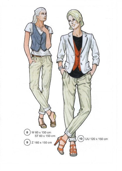 Lutterloh System sewing pattern — custom-fit fashion design 4 from Supplement 280