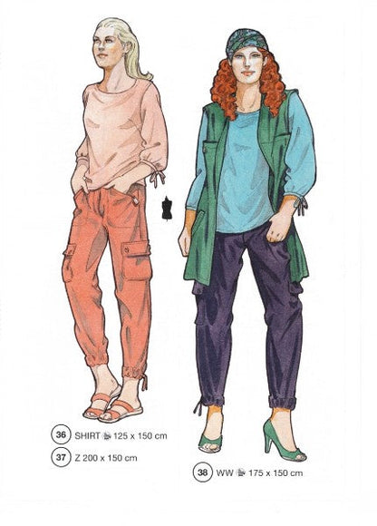 Lutterloh System sewing pattern — custom-fit fashion design 15 from Supplement 280