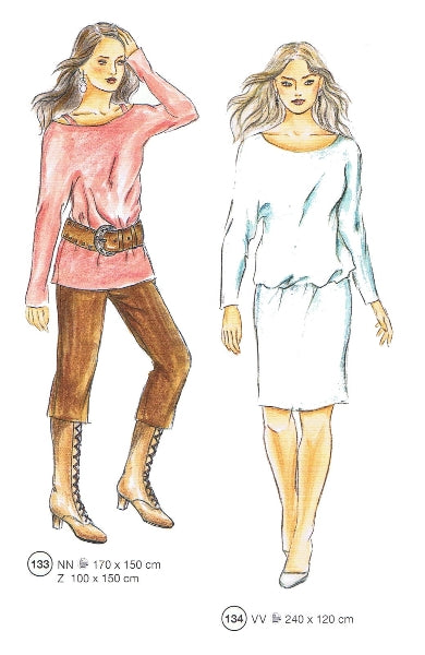 Lutterloh System sewing pattern — custom-fit fashion design 6 from Supplement 267