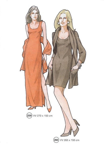 Lutterloh System sewing pattern — custom-fit fashion design 8 from Supplement 282