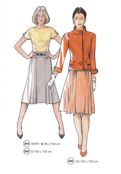 Lutterloh System sewing pattern — custom-fit fashion design 10 from Supplement 282