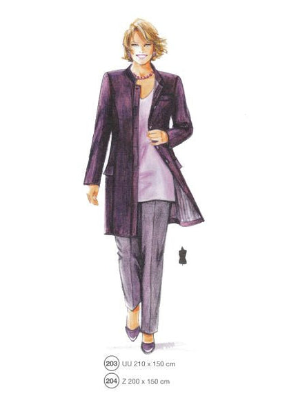 Lutterloh System sewing pattern — custom-fit fashion design 2 from Supplement 287