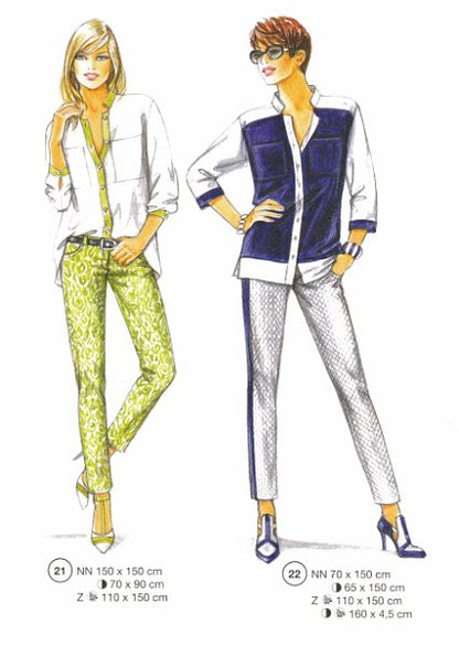 Lutterloh System sewing pattern — custom-fit fashion design 9 from Supplement 290