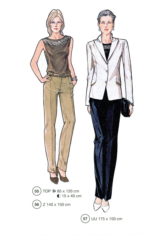 Lutterloh System sewing pattern — custom-fit fashion design 6 from Supplement 291