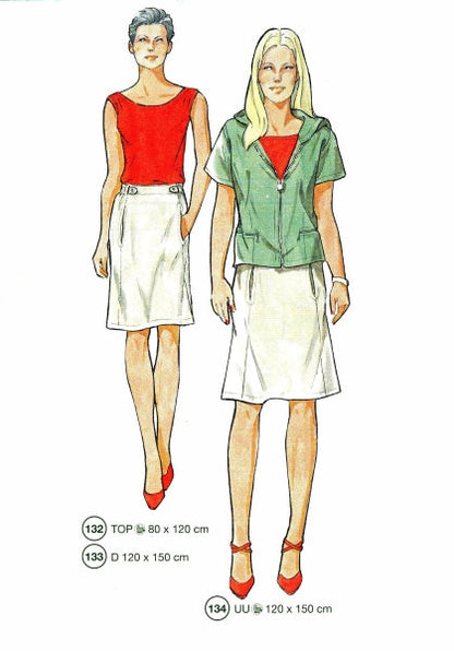 Lutterloh System sewing pattern — custom-fit fashion design 5 from Supplement 288