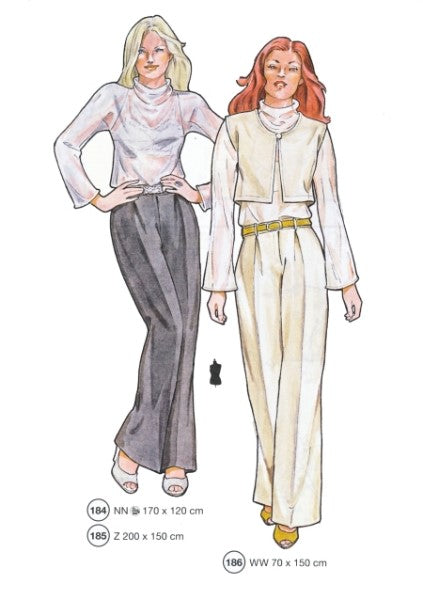 Lutterloh System sewing pattern — custom-fit fashion design 10 from Supplement 286